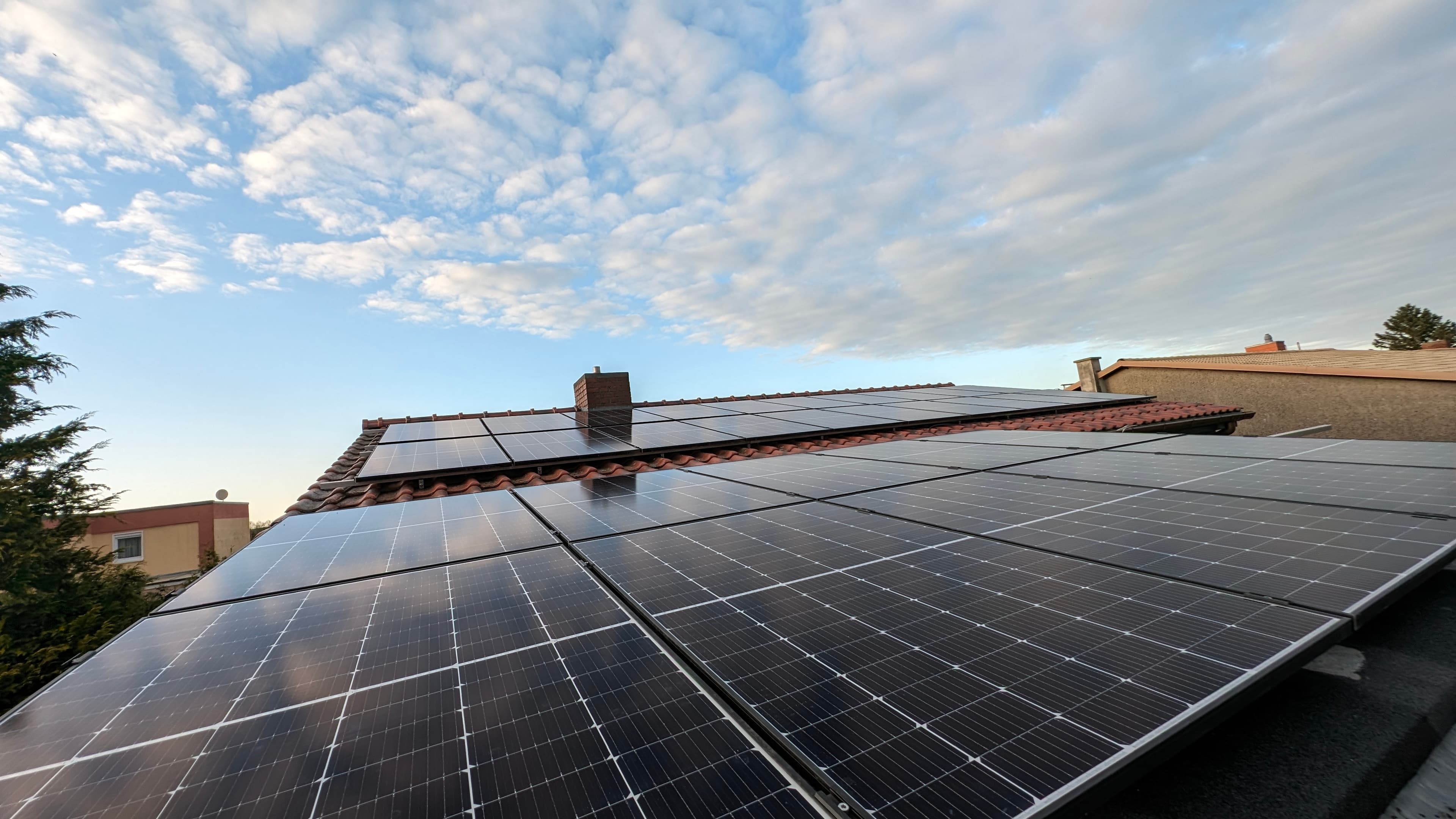 Photovoltaikanlage auf Gewerbebetrieb